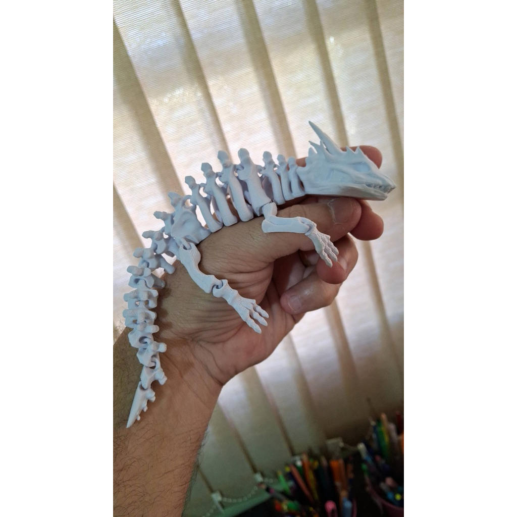 Mô Hình Rồng Xương In 3D Trang Trí