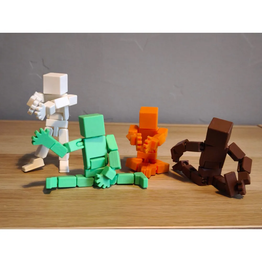 Mô Hình Người Gỗ Khớp Cử Động In 3D
