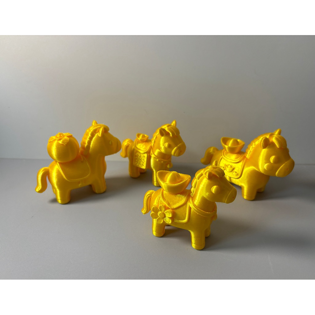 Tượng Ngựa Tài Lộc In 3D PETG