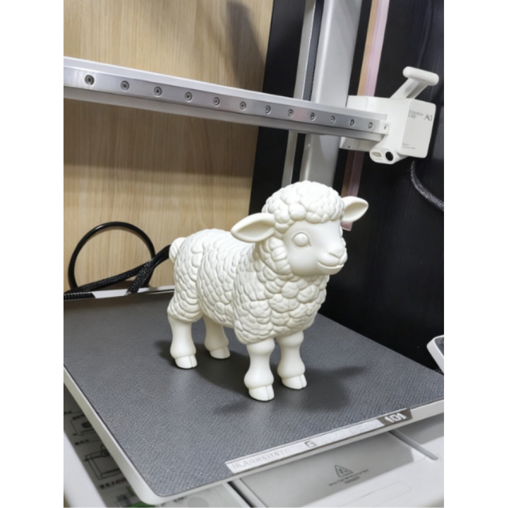 Mô Hình Cừu Cute In 3D