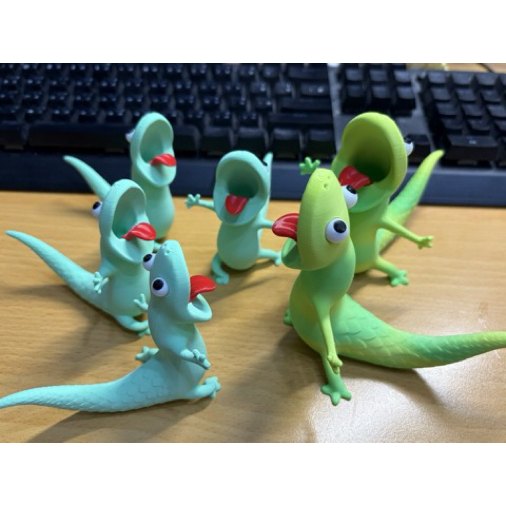 Mô Hình Thằn Lằn Cute In 3D