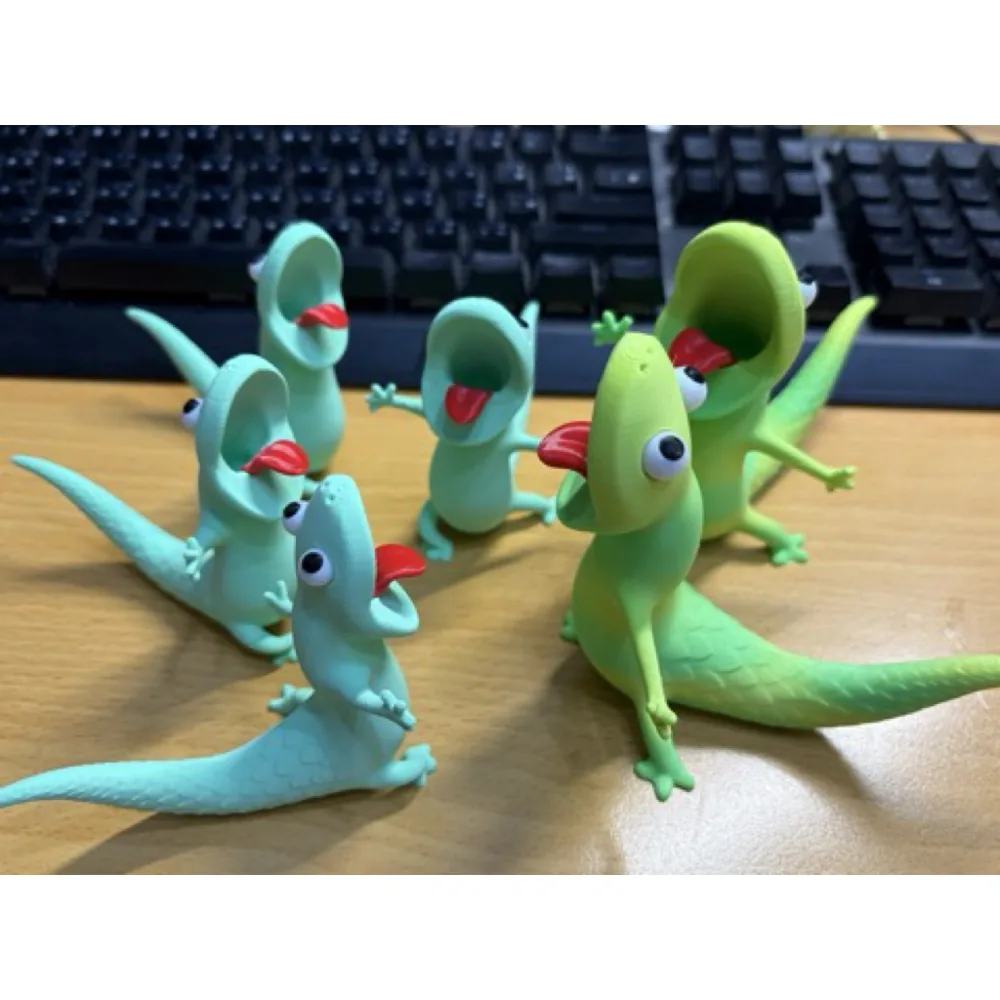 Mô Hình Thằn Lằn Cute In 3D